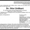 Liebhart Otto 1904-1991 Todesanzeige